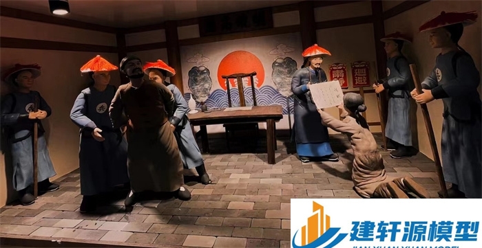 城固陈规除恶绅微缩场景