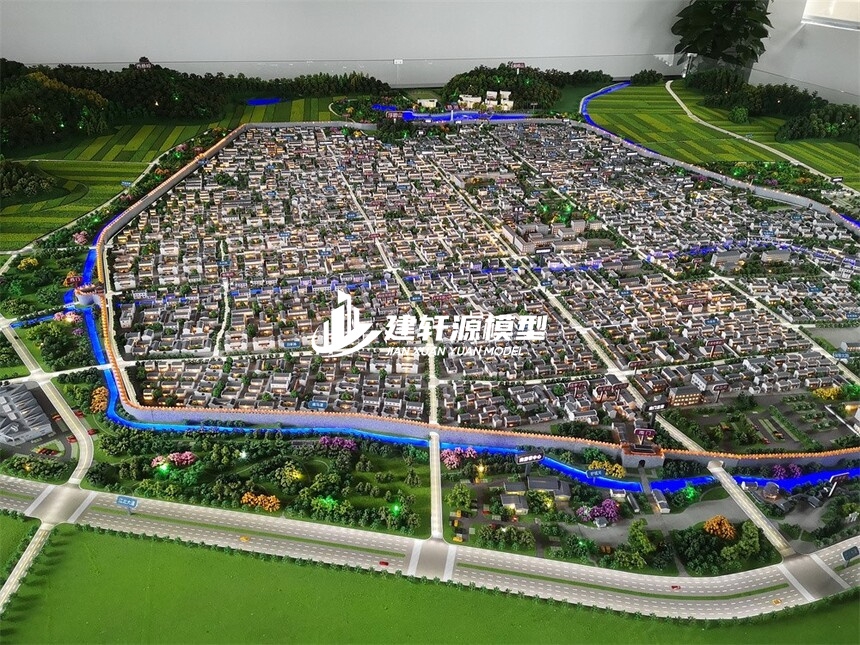 城固城市规划模型