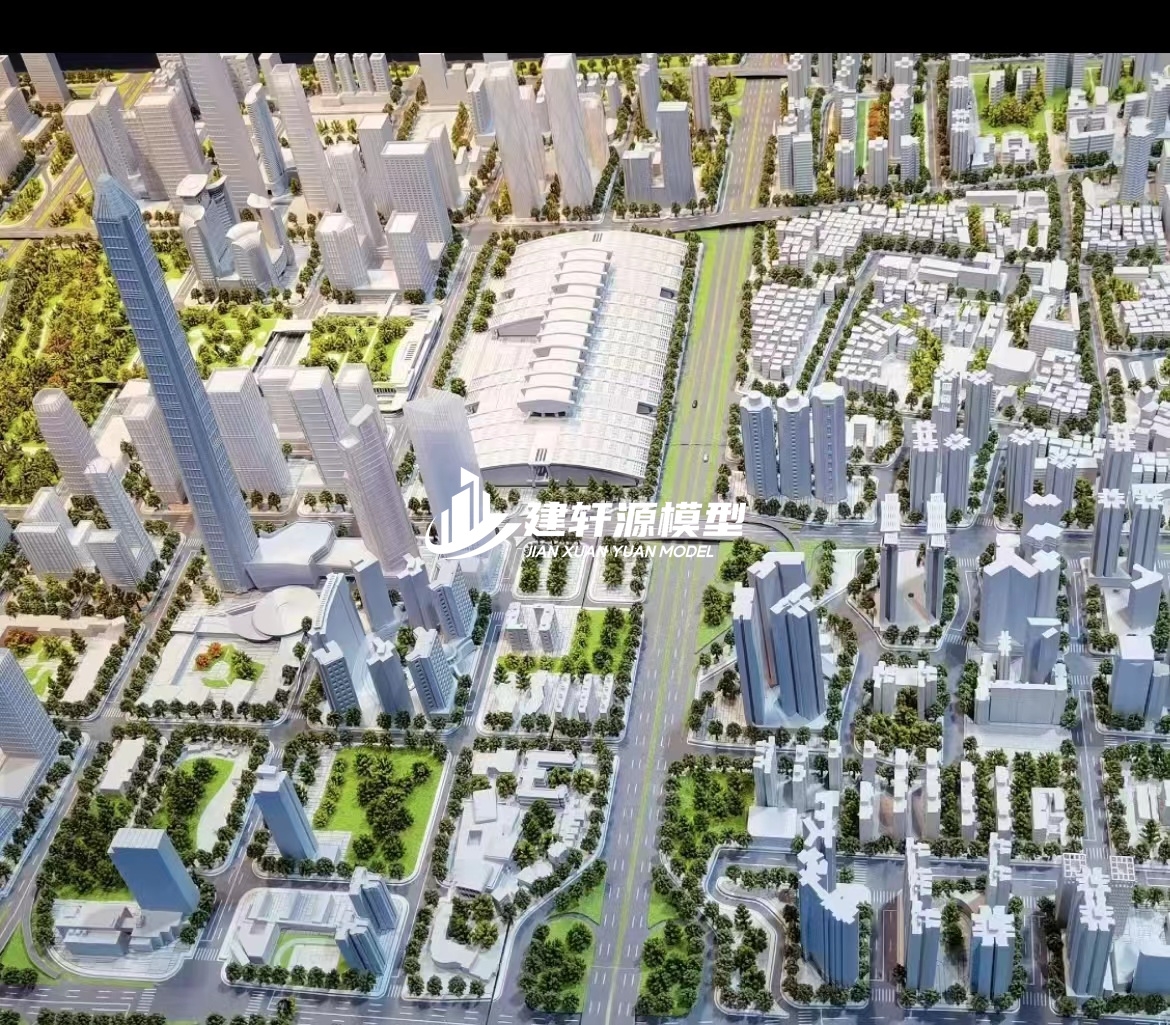 城固城市规划模型