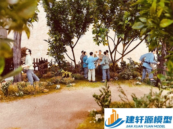 城固径山·中共临余工委建立场景模型